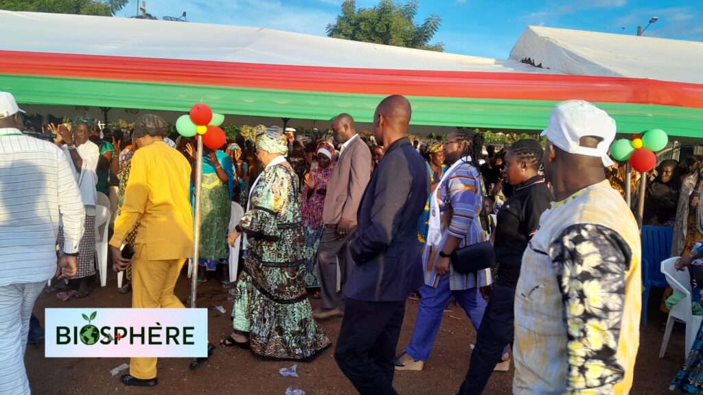 Photo prise par Biosphère lors de la cloture du 1er Forum des ministres de l'action humanitaire
