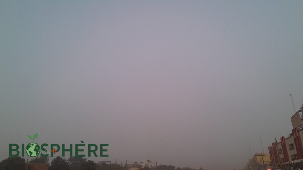 Bamako et régions maliennes sous la brume de poussière