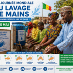 Cette image générée par IA a pour objet illustrée l'article consacré sur la journée de lavage des mains