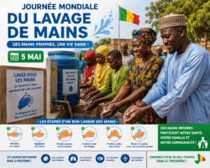 Cette image générée par IA a pour objet illustrée l'article consacré sur la journée de lavage des mains